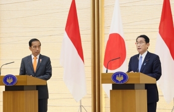 Photo of the Joint Press Conference