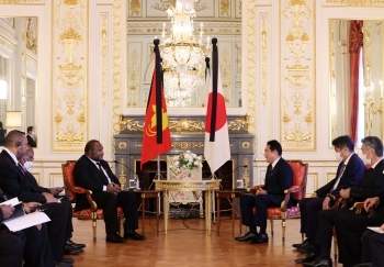 Photo of the Japan-Papua New Guinea Summit Meeting