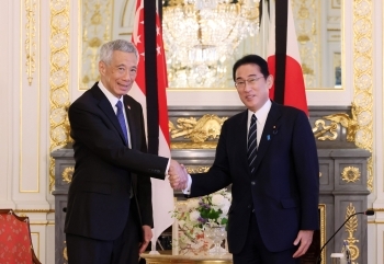 Photo session before the Summit Meeting