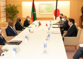 (Photo) Japan-Maldives Foreign Ministers’ Meeting