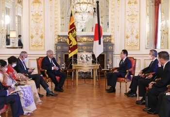 (Photo) Japan-Sri Lanka Summit Meeting