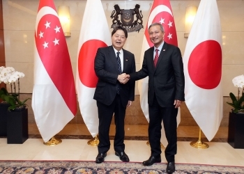 (Photo) Japan-Singapore Foreign Ministers' Working Lunch