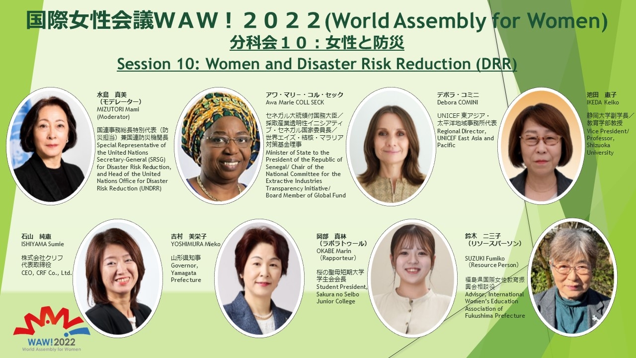 (image 1) Women and Disaster Risk Reduction