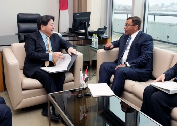 Meeting between Foreign Minister HAYASHI and H.E. Mr. Ahmed bin Ali Al Sayegh, Minister of State of the United Arab Emirates2