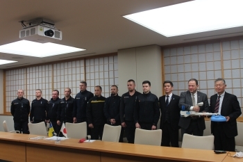 Visit of Members of State Emergency Service of Ukraine to Ministry of Foreign Affairs of Japan
