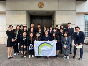 Participants at the Embassy