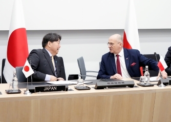 (Photo) Japan-Poland Foreign Ministers' Meeting