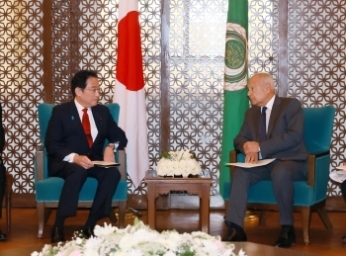 Courtesy Call by Mr. Aboul Gheit, Secretary General of the League of Arab States