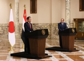 (Photo) Japan-Egypt Summit Joint Press Conference