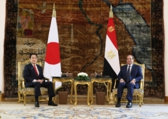 (Photo) Japan-Egypt Summit Meeting