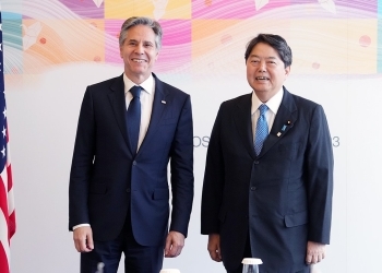 Photo session before the Japan-U.S. Foreign Ministers’ Meeting