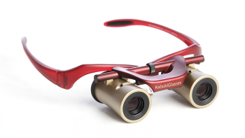 A high performance and spec opera glass which has its autofocus function and can be put like glasses