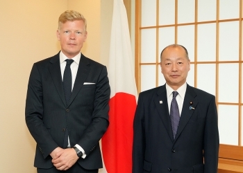 Parliamentary Vice-Minister TAKAGI received a courtesy call from Special Envoy of the UN Secretary-General Grundberg for Yemen