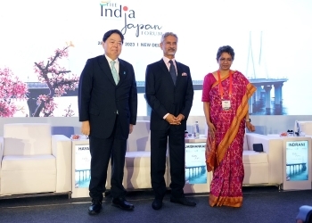 Photo session before the India-Japan Forum