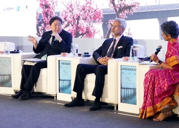 (Photo) Foreign Minister Hayashi’s Address at the India-Japan Forum