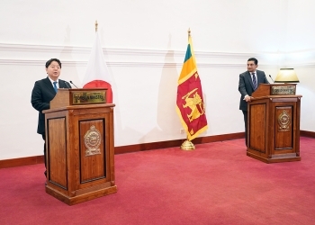 Joint Press Conference by the Foreign Ministers of Japan and Sri Lanka