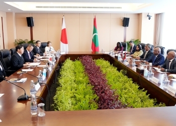 (Photo) Japan-Maldives Foreign Ministers’ Meeting