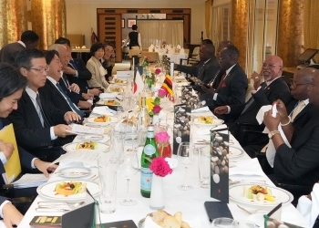 (Photo) Japan-Uganda Foreign Ministers' Working Lunch