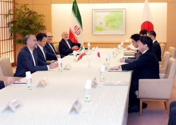 Two ministers at the meeting
