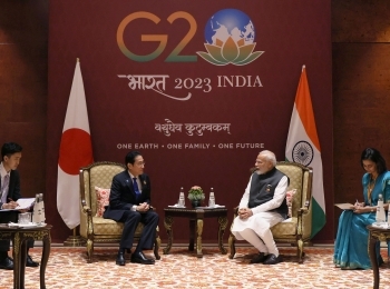 (Photo) Japan-India Summit Meeting