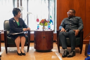(Photo) Japan-Sierra Leone Foreign Minister’s Meeting
