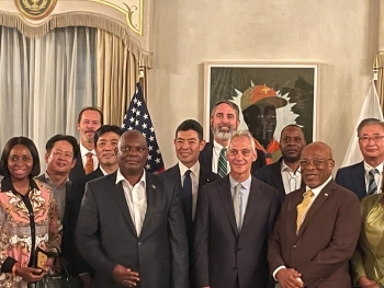 Foreign State Minister TSUJI attends Power Africa’s 10th Year Anniversary Reception