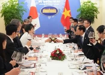 (Photo) Japan-Viet Nam Foreign Ministers' Working Lunch