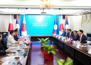 (Photo) Japan-Laos Foreign Ministers’ Meeting