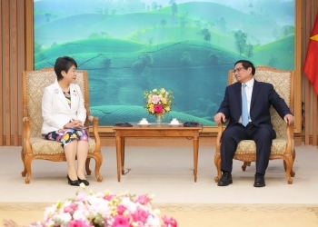 Foreign Minister Kamikawa talks with Vietnamese Prime Minister Chinh