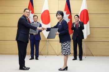 Exchange of Notes by Foreign Minister Kamikawa