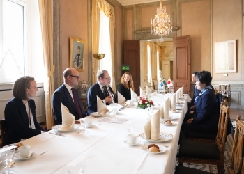 (Photo) Japan-Sweden Foreign Ministers’ Working Lunch