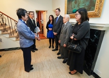 Meeting with local Japanese Canadian Leaders