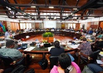 (Photo) The 5th Ministerial Interim Meeting of the Pacific Islands Leaders Meeting (PALM)