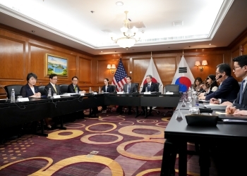 (Photo) Japan-U.S.-ROK Foreign Ministers' Meeting