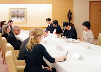 Meeting between Foreign Minister KAMIKAWA and the Honorable Podesta, Senior Advisor to the President of the US