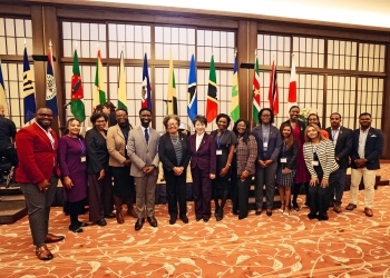(Photo) Foreign Minister Kamikawa and Attendees of the Japan-CARICOM Friendship Year Reception