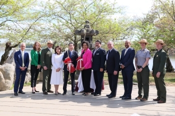 Photo session of The Cherry Tree Sapling Presentation Ceremony