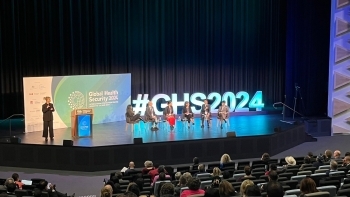 Picture of panel discussion at the 3rd Global Health Security Conference