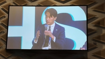 Picture of a statement by Dr. EZOE Satoshi, Director of Global Health Strategy Division