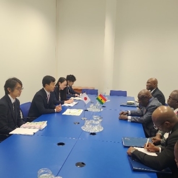 State Minister Miyaji meeting with Special Envoy Afriyie