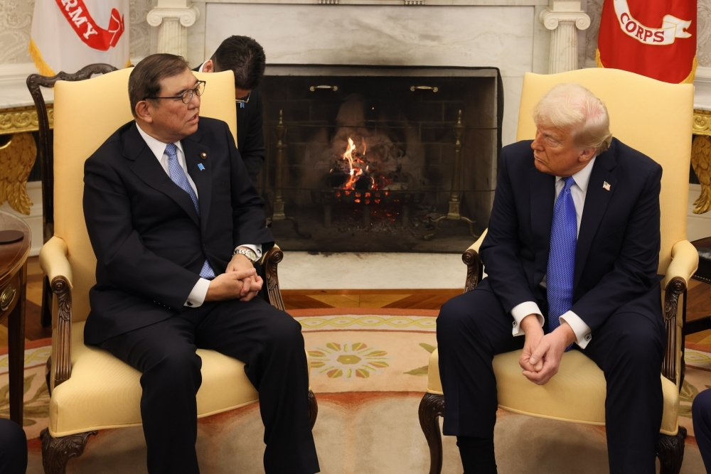 Prime Minister Ishiba holding summit meeting with President Trump