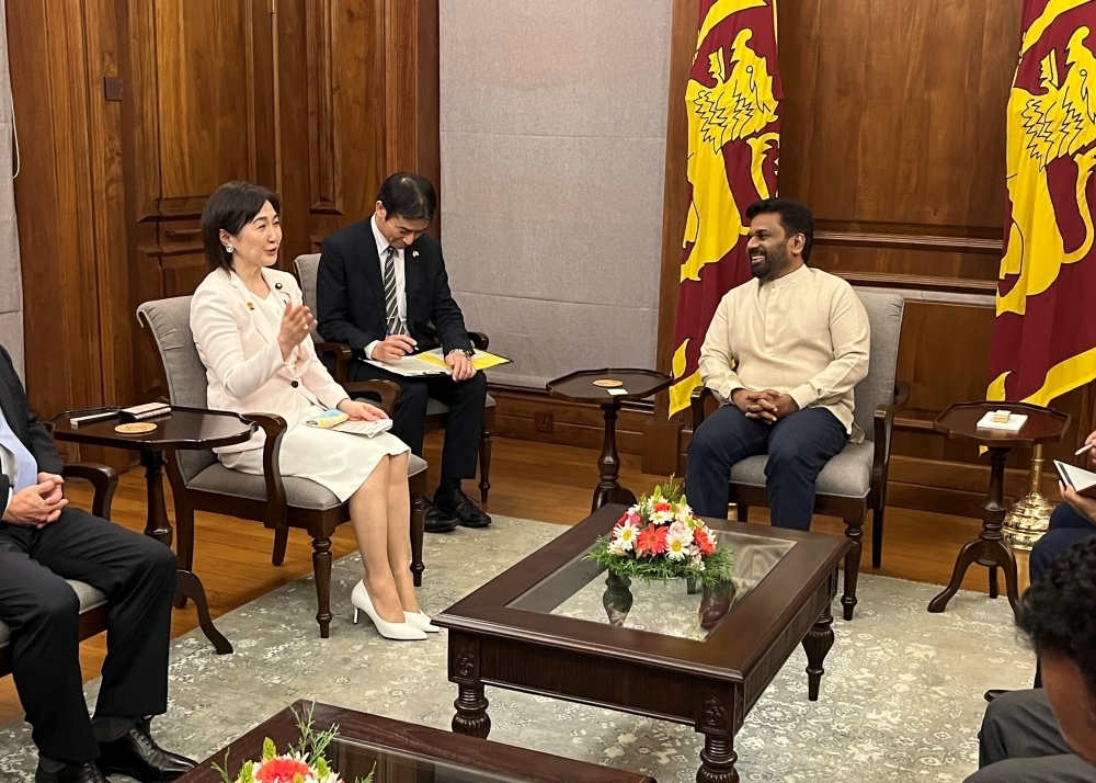 Ms. IKUINA paid a courtesy call on President Dissanayake