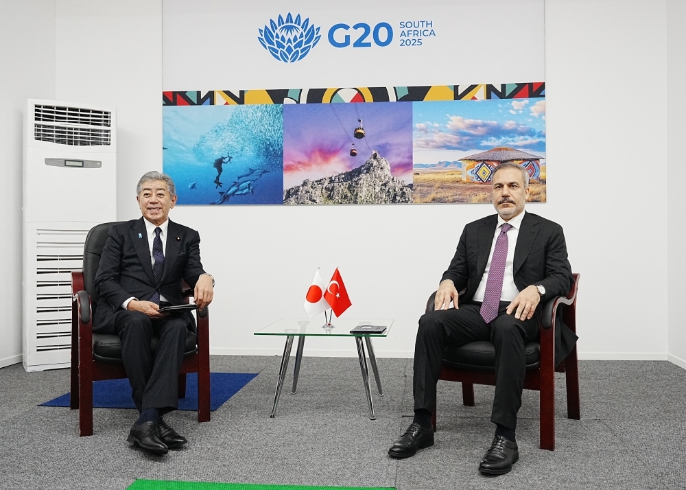 Both Ministers during the meeting