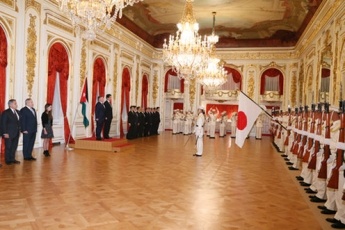Japan-Jordan Summit Meeting held in the State Guest House