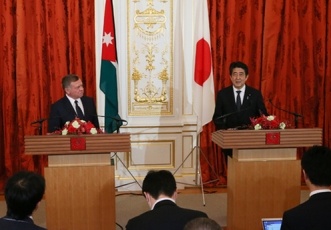 The two leaders held a joint press occasion