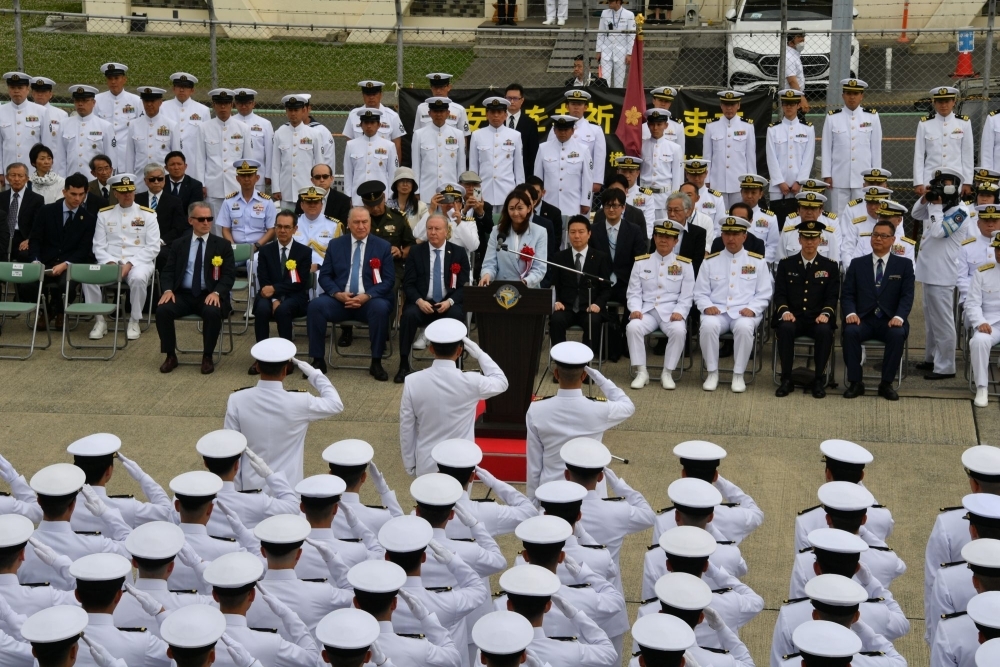 (Photo) 2025 Japan Maritime Self-Defense Force Overseas Training Cruise Crew Departure Ceremony