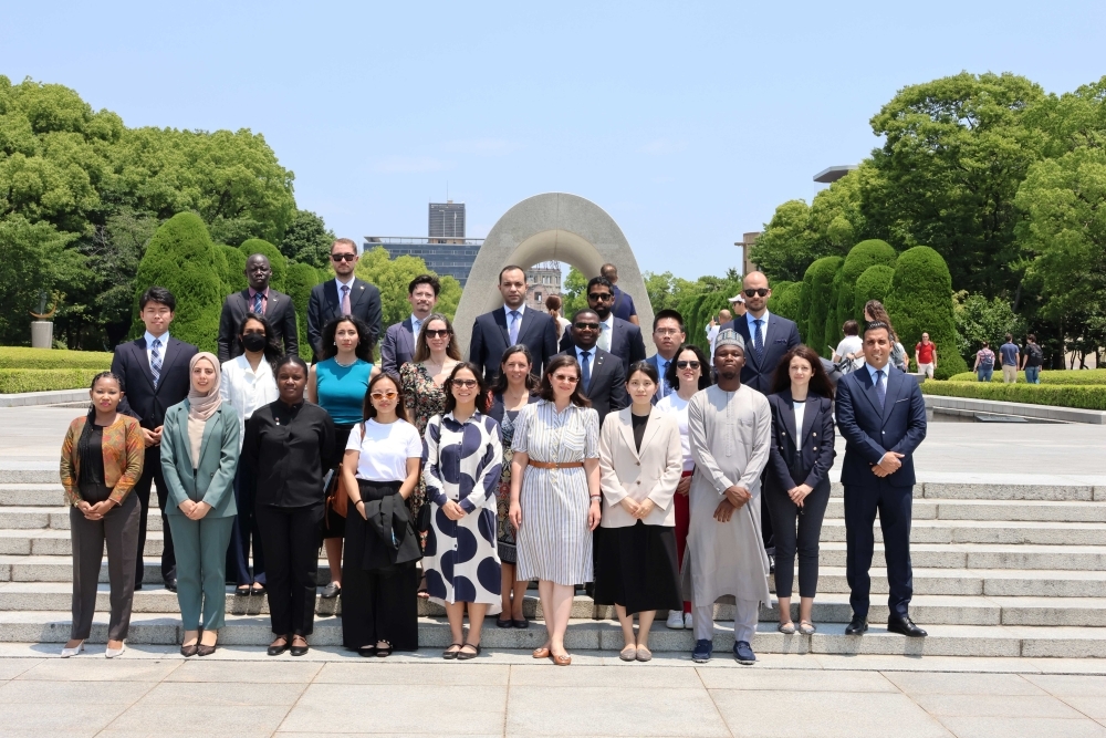 Group photo at the Hiroshima Program