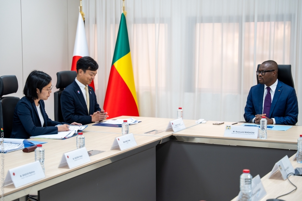 Meeting between State Minister MIYAJI and H.E. Mr. WADAGNI, Minister of Economy and Finance of Benin