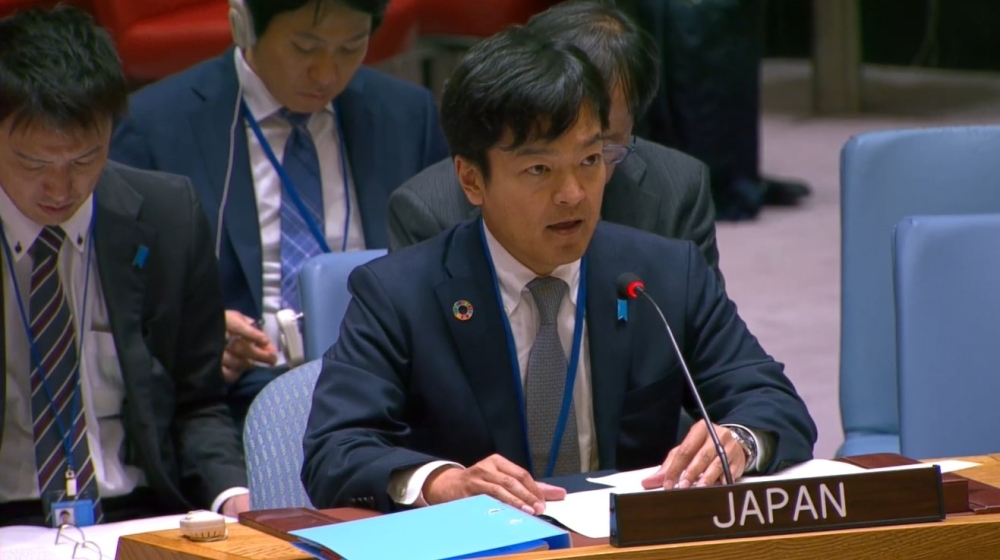 (Photo) Statement by State Minister for Foreign Affairs MIYAJI Takuma at the Security Council High Level Open Debate