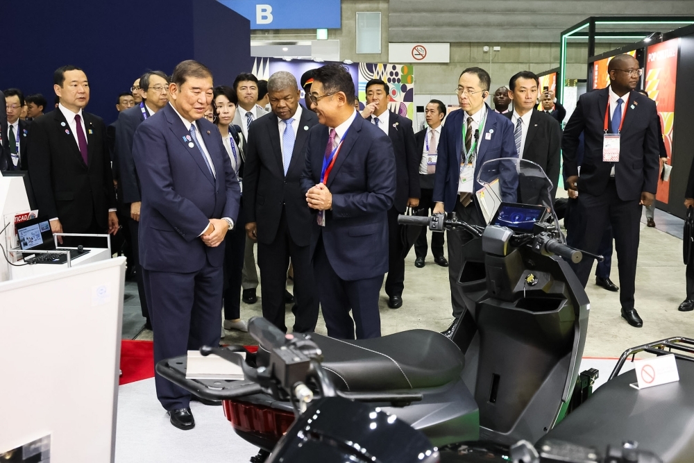 Prime Minister Ishiba inspects the TICAD Business Expo & Conference